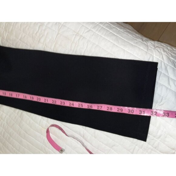 Betabrand Black Bootcut flattering fit Dress Yoga Belt loops Women's Pants Size - Picture 9 of 10